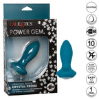 Calexotics Power Gem Vibrating Petite Crystal Probe - Blue