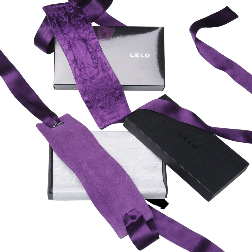 Lelo Etherea Silk Cuffs, Purple