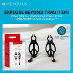 Me You Us Clover Nipple Clamp Black