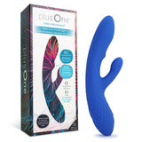plusOne Luxe Dual Rabbit Vibrator, Internal & External Stimulation, 10 Vibration Settings, Made of Body-Safe Silicone, Waterproo
