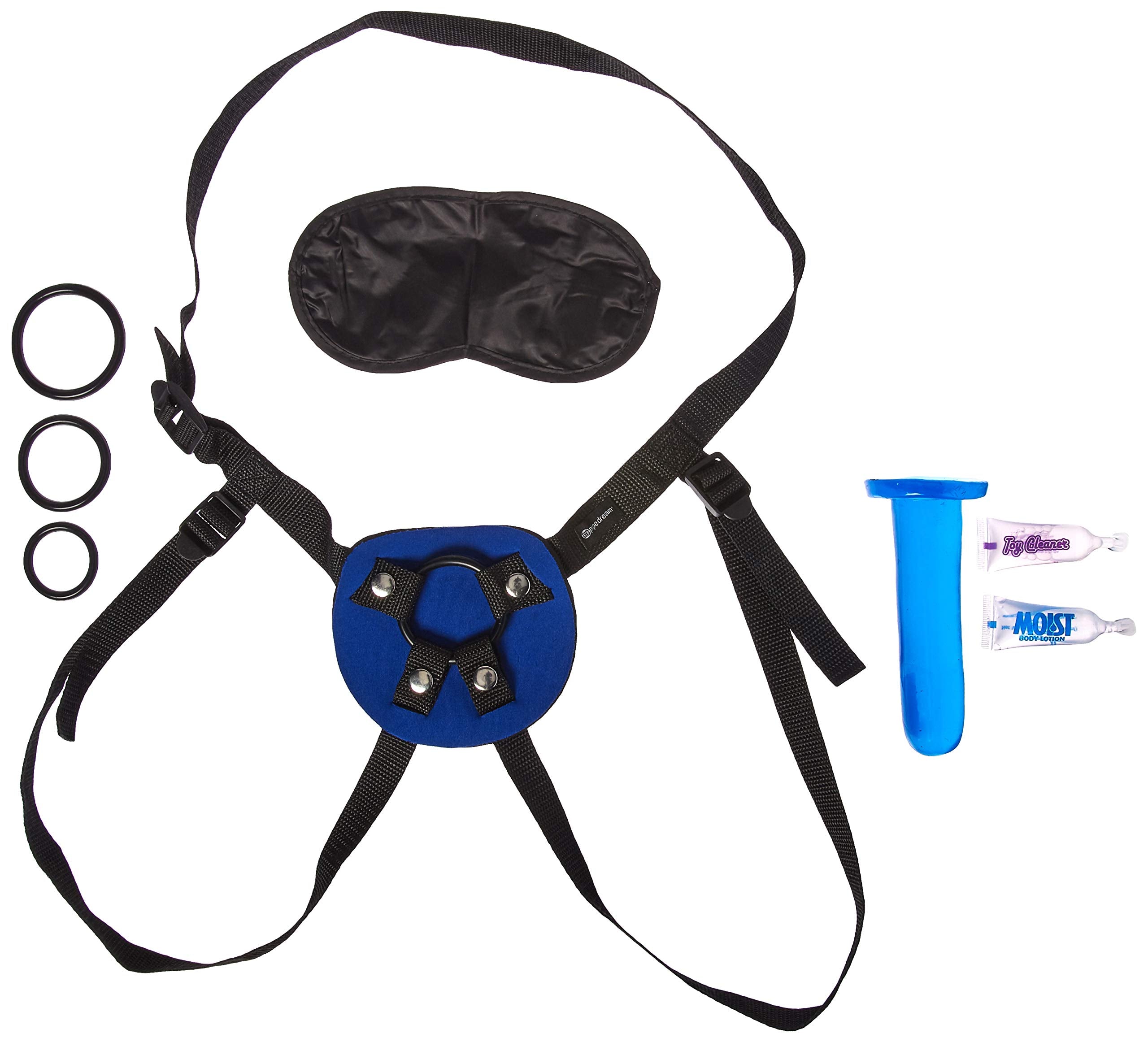 Pipedream Fetish Fantasy First Timers Strap On Set, Blue