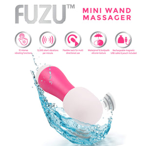 Fuzu Rechargeable & Travel Size Mini Wand Pink