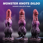 7.87 '' Alien Dildo Monster Animal Dildo Fantasy Wolf Dildo with Strong Suction Cup, Fat Dildo Strap on Compatible Women Sex Toy