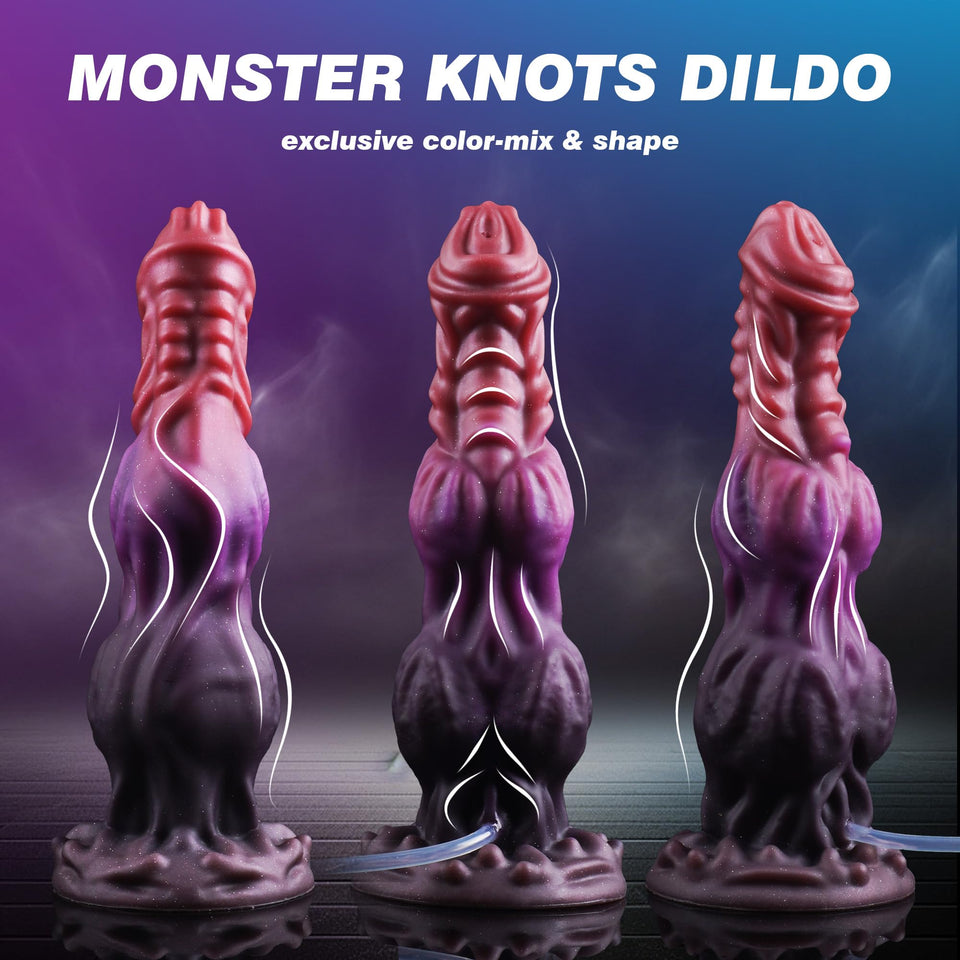 7.87 '' Alien Dildo Monster Animal Dildo Fantasy Wolf Dildo with Strong Suction Cup, Fat Dildo Strap on Compatible Women Sex Toy