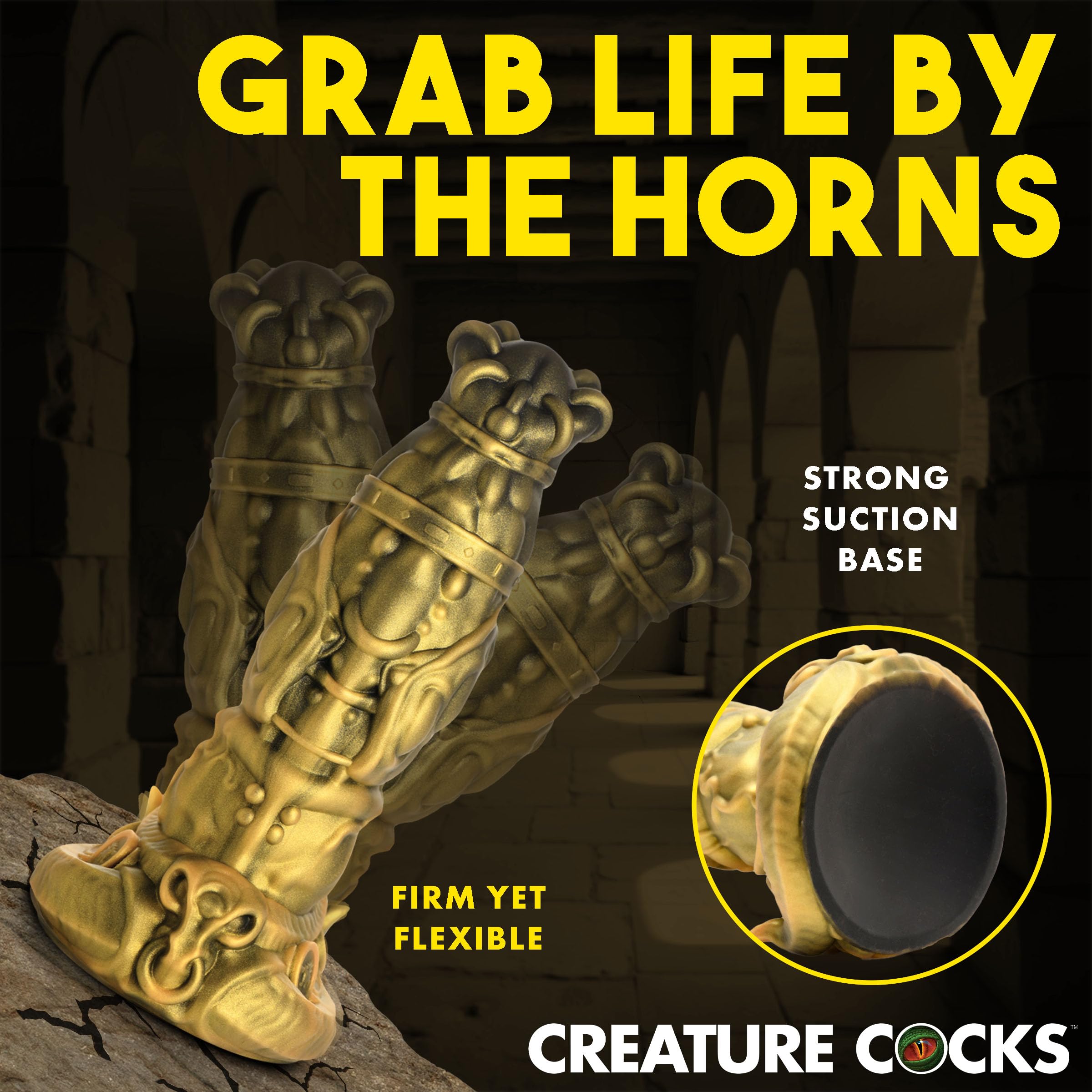 Creature Cocks King Orc Silicone Dildo