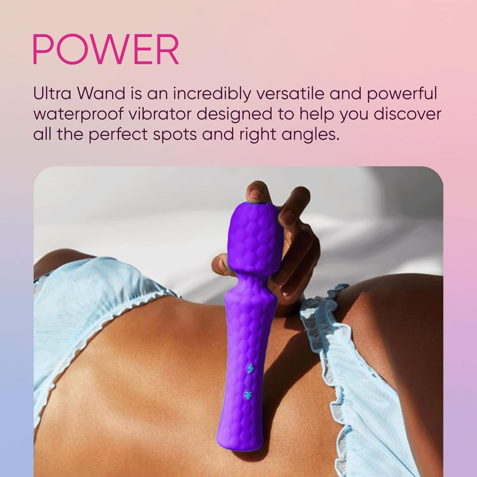 Femme Funn Ultra Wand Purple  Vibrator For Her Sex Personal Massager  Vibrators Quiet Female Sex Toyspersonal Massager  Smal