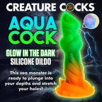 Aqua-Cock Glow-In-The-Dark Silicone Dildo