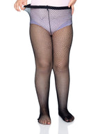 Leg Avenue Girls' Fishnet Tights, Black, Large