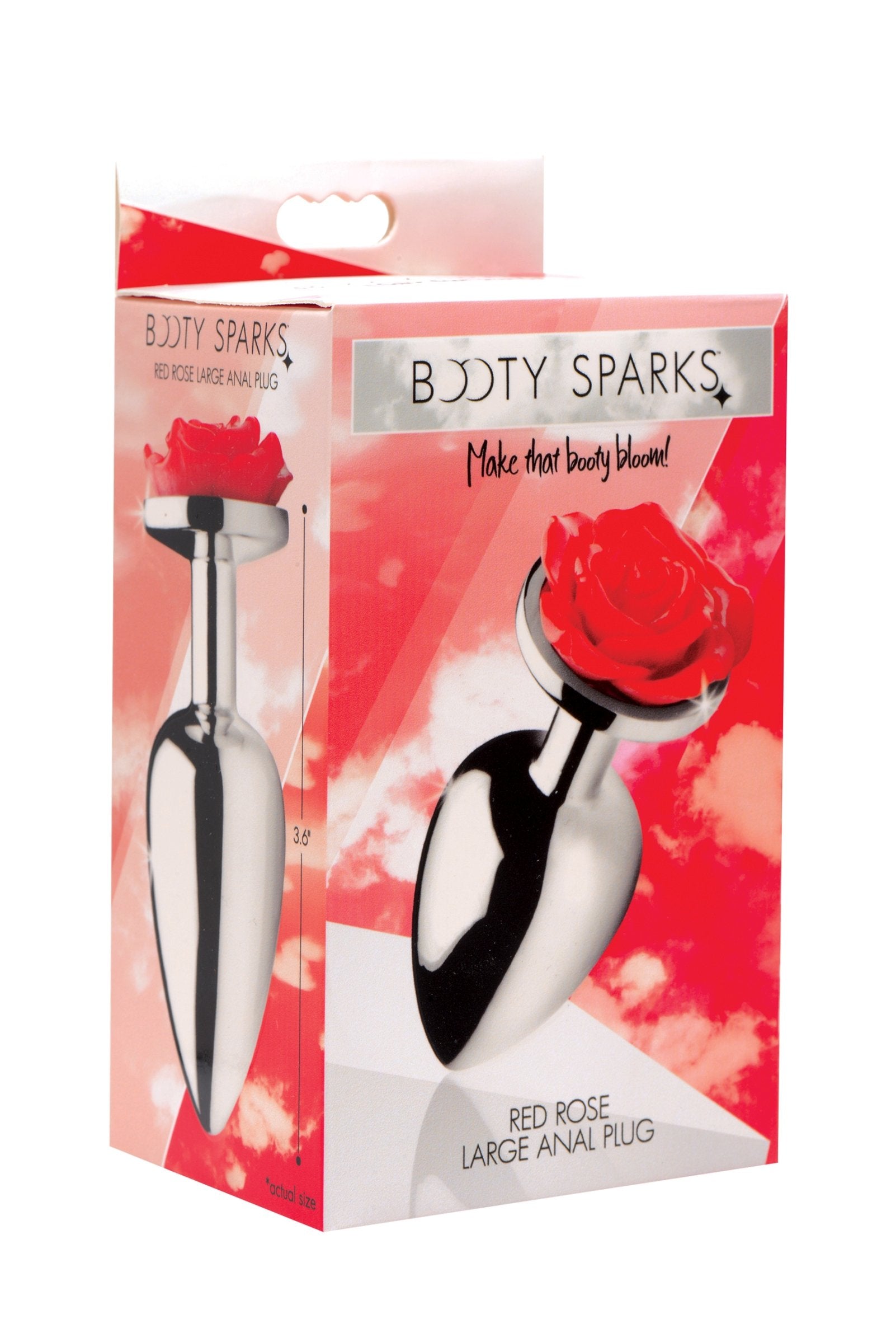 Red Rose Anal Plug - Medium