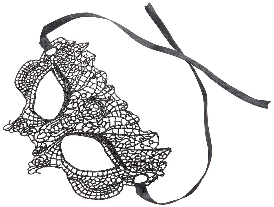 Ouch! B&W Lace Eye-Mask Princess Black