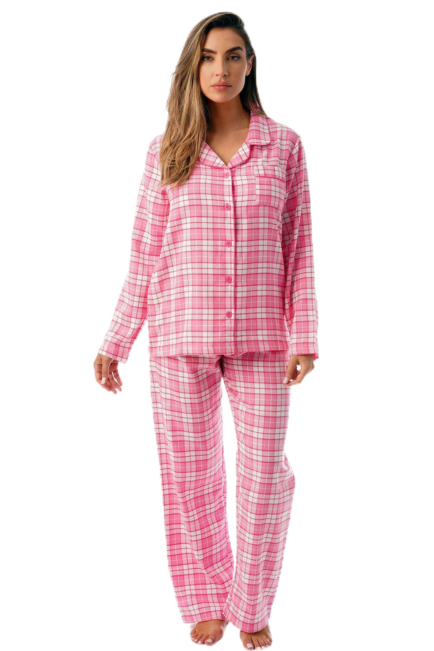 Just Love Long Sleeve Flannel Pajama Sets for Women 6760-10359-COR-L