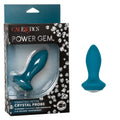 Calexotics Power Gem Vibrating Petite Crystal Probe - Blue