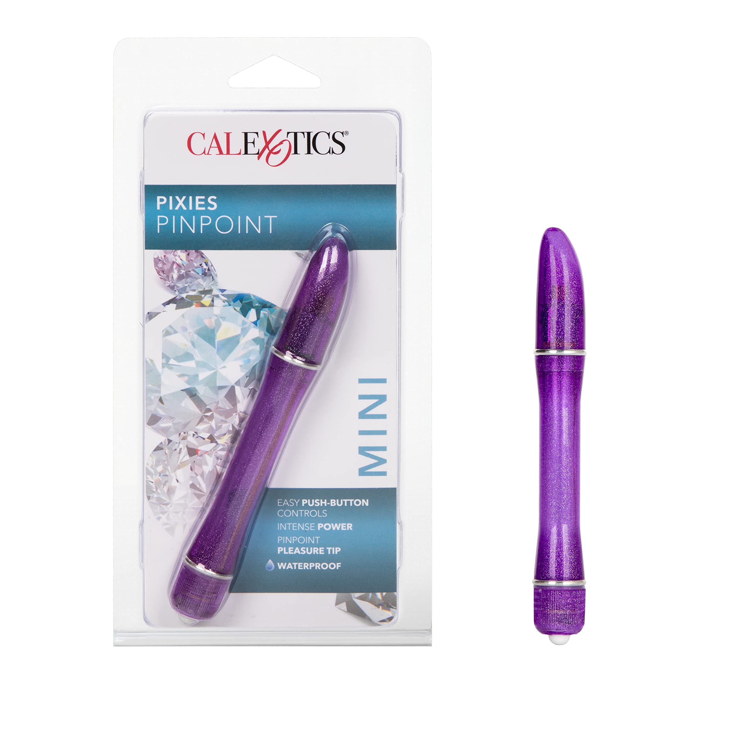 California Exotics Waterproof Pixies Pinpoint Vibe, Red