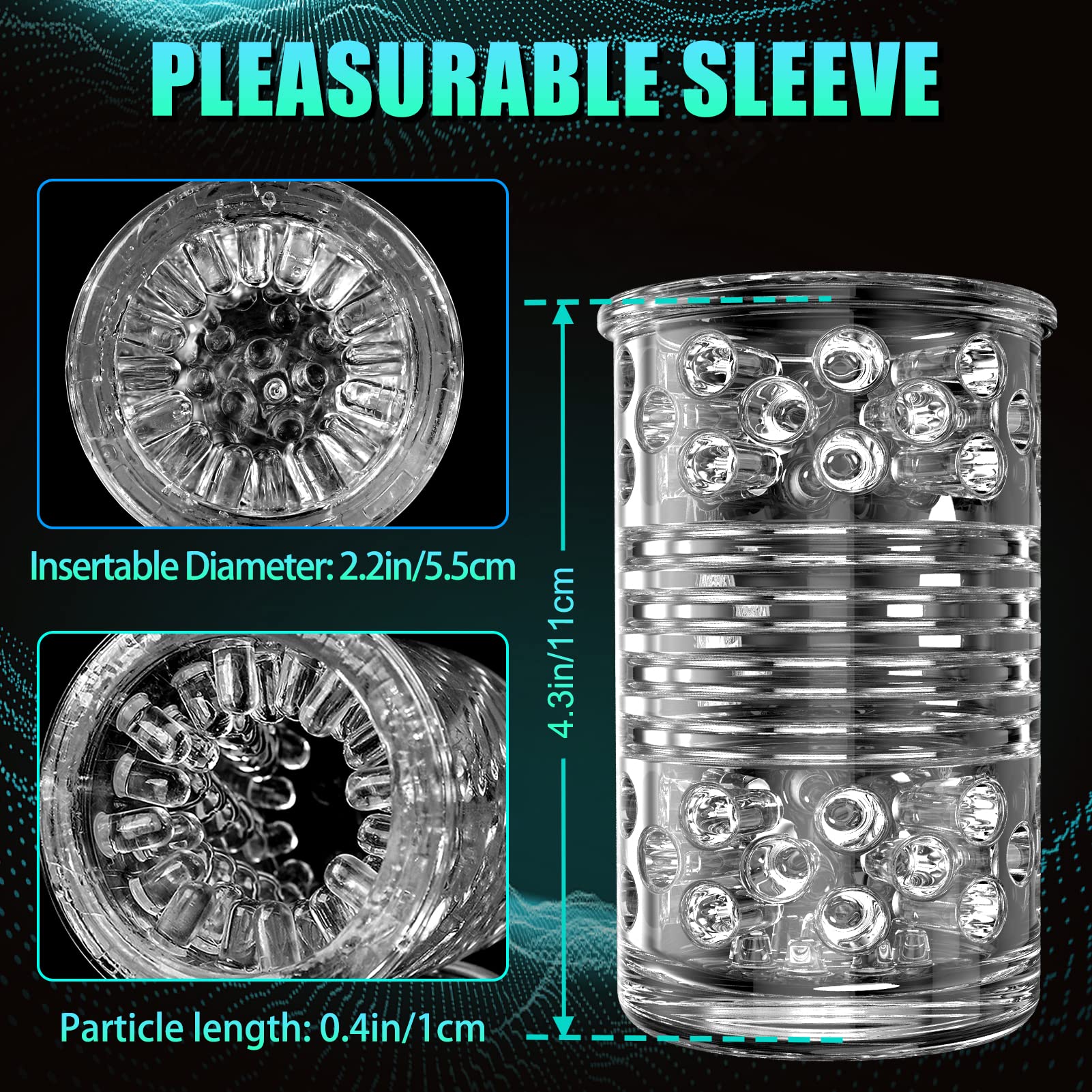 Sex Toys for Men Male Masturbator - Automatic Male Sex Toy with 7 Thrusting & Rotating Modes, Electric Pocket Pussy for Male Mas
