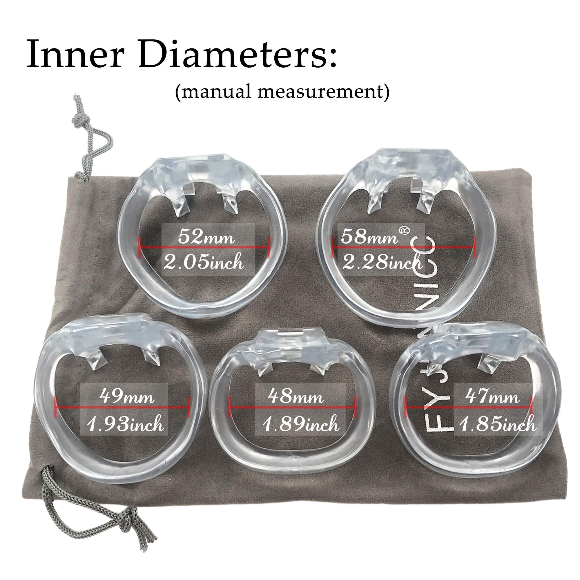 FYJENNICC HT-V4 Chastity Cage |LightweightResin Chastity Devices |Male Chastity Cage for Beginner |Adult Sex Toy |6 Color &5 Siz