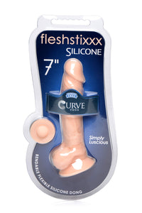 Fleshstixxx Silexpan Dildo W/Balls 7In V