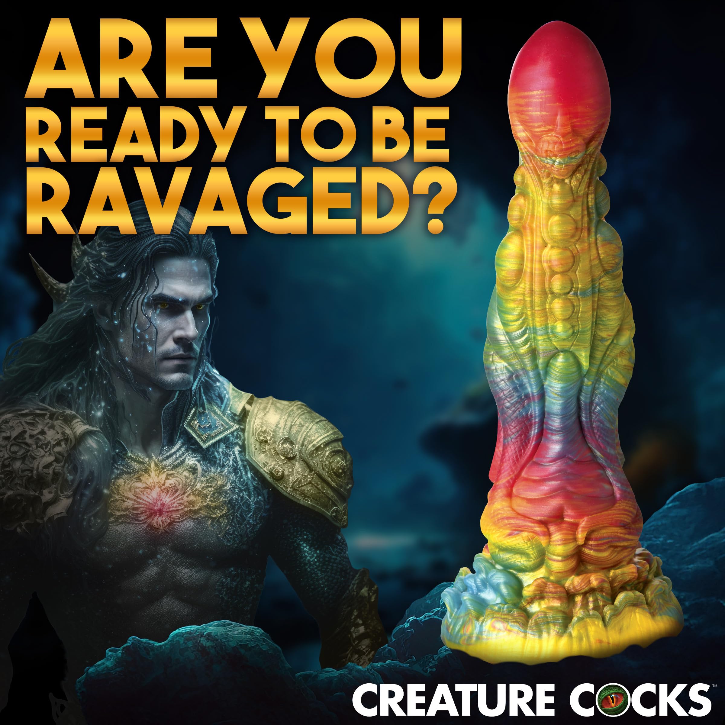 Creature Cocks Majestic Mer Man Dildo