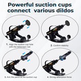AUXFUN Sex Machine Love Machine Fuck Machine with Suction Cup Adapter,Automatic Dildo Machine Thrusting Machine with 3 XLR Conne
