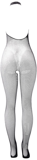 Seamless Fishnet Halter Bodyst