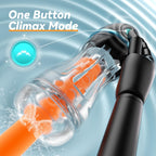 Automatic Male Masturbator with APP Control - Transparent Outer Shell Penis Pump with 3 Vacuum Suction & 7 Vibration, Sex Machin