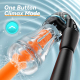 Automatic Male Masturbator with APP Control - Transparent Outer Shell Penis Pump with 3 Vacuum Suction & 7 Vibration, Sex Machin