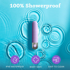 Bullet Vibrator by Oliver James - Rechargeable & Waterproof Vibrator Bullet with 10 Pleasure Modes, Body-Safe Silicone, Discreet
