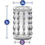 Stay Hard Cock Ring Sleeve 04 - Soft Tickly Nubs Enhance Pleasure - Slide It On Penis, Vibrator, Dildo - Stack, Mix, Match To Create Unique Sensations - Adds Girth - Sex Toy For Men, Women, Couples
