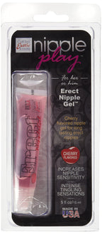 Calexotics Nipple Play Erect Gel, Cherry, Clear