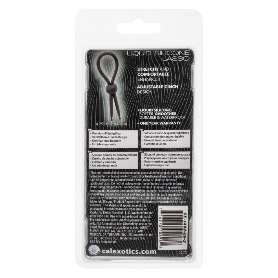 Alpha Liquid Silicone Lasso Black