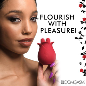 Bloomgasm The Rose Fondle 10X Massaging Rose Clit Stimulator