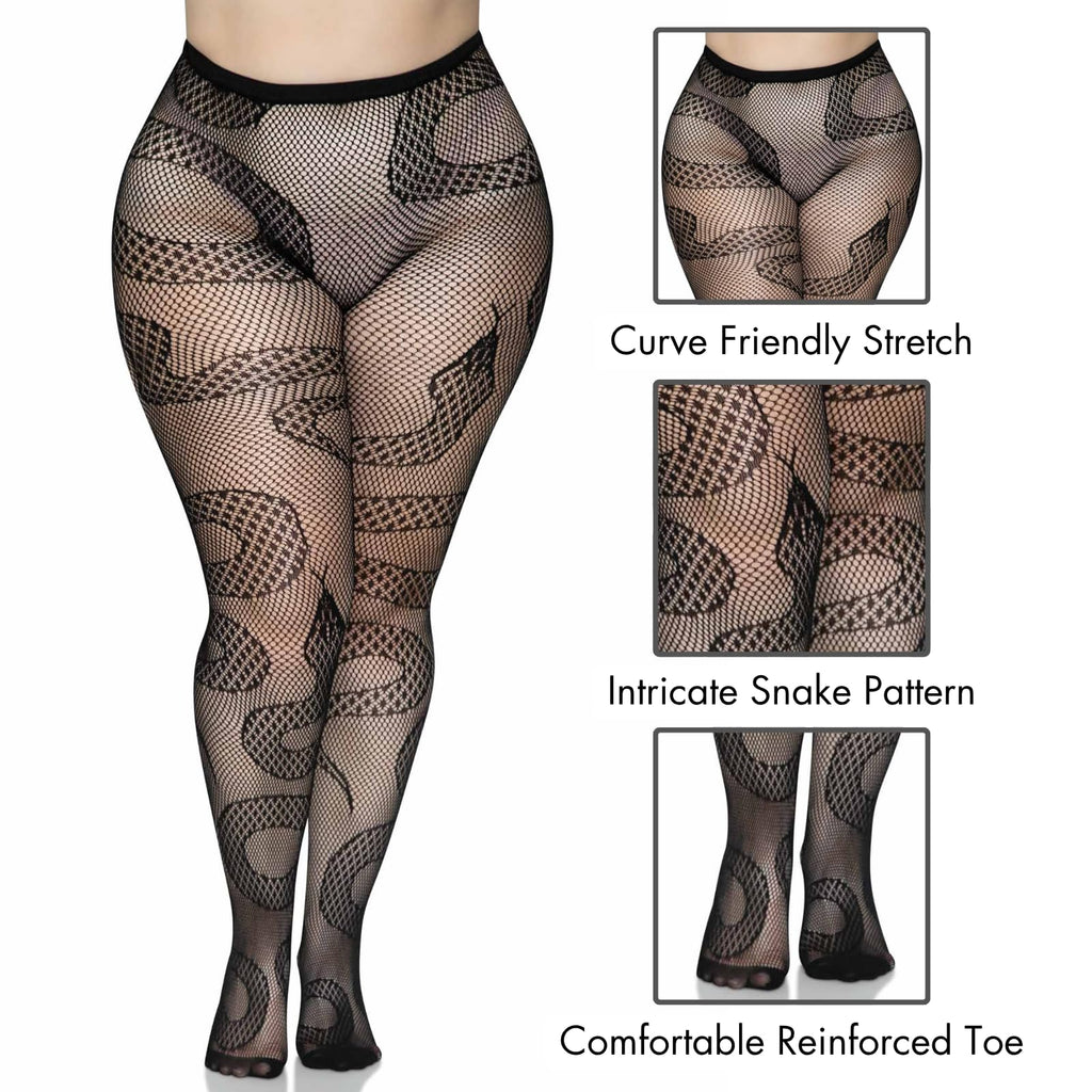 Snake Net Tights.