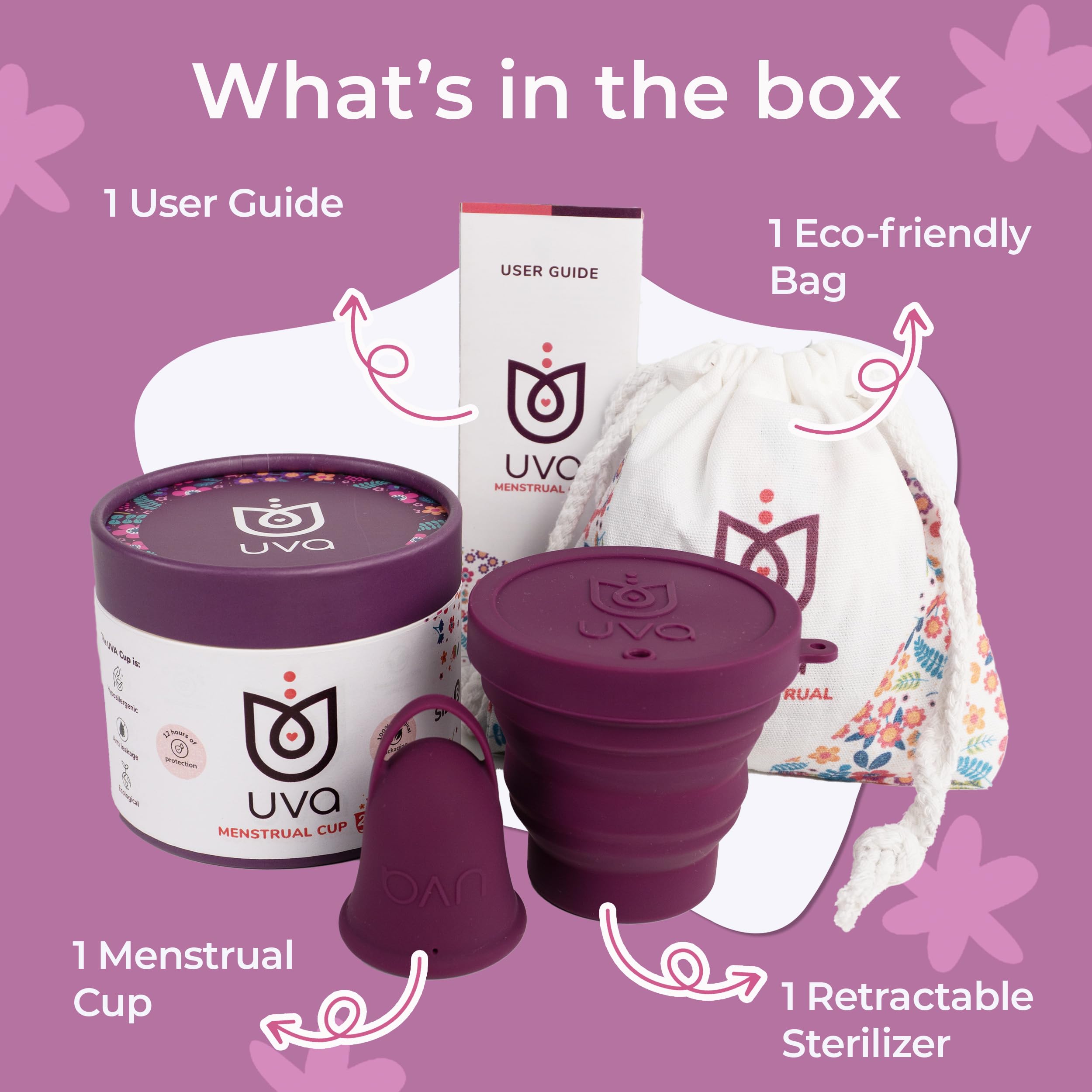 Uva Cup B Menstrual Cup Set