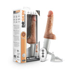 Dr Skin Silicone Dr Hammer 7In Thrusting Dildo W/ Handle Beige