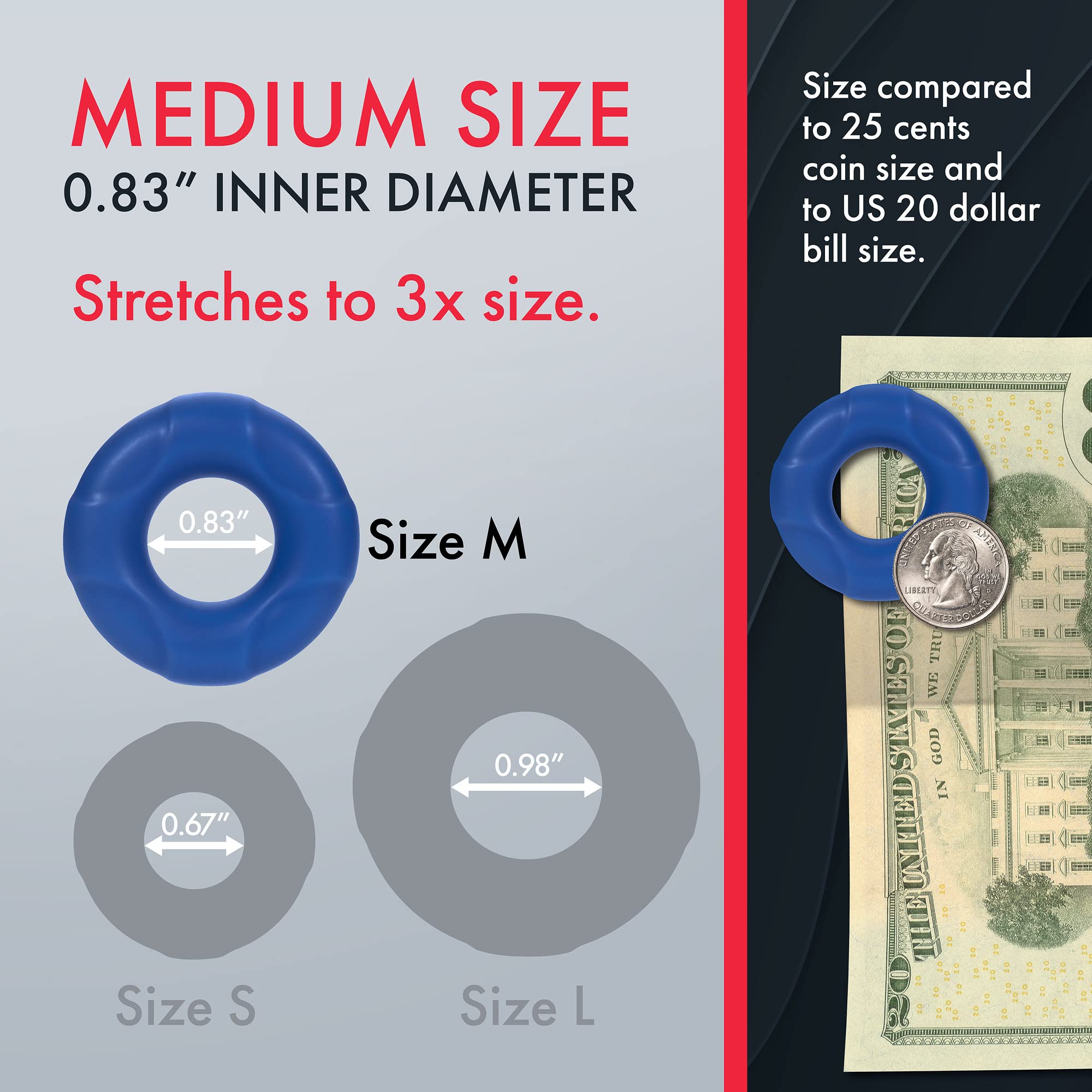 Forto F-33: 21mm Liquid Sili C-Ring M Bl