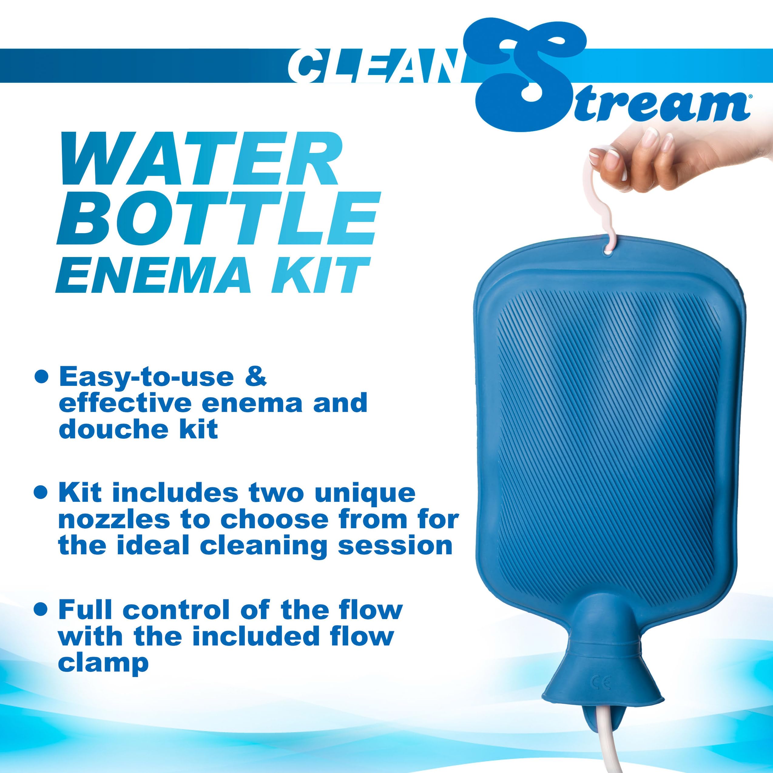 Cleanstream Water Bottle Cleansing Kit Blue