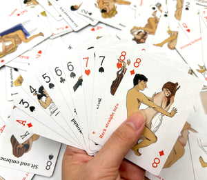Sex Cards Adults Sex Card Game Sexual Position Poker Foreplay Fun Sex Games Fun Card Games for Couples - Poker Position Couple G