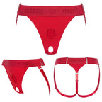 Strap On Me Harness Lingerie Unique-Red One Size