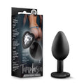 Blush Novelties Temptasia Bling Anal Plug - Platinum Cured Puria Silicone - Heart Shaped Butt Toy With Gem Base - Tapered Head F