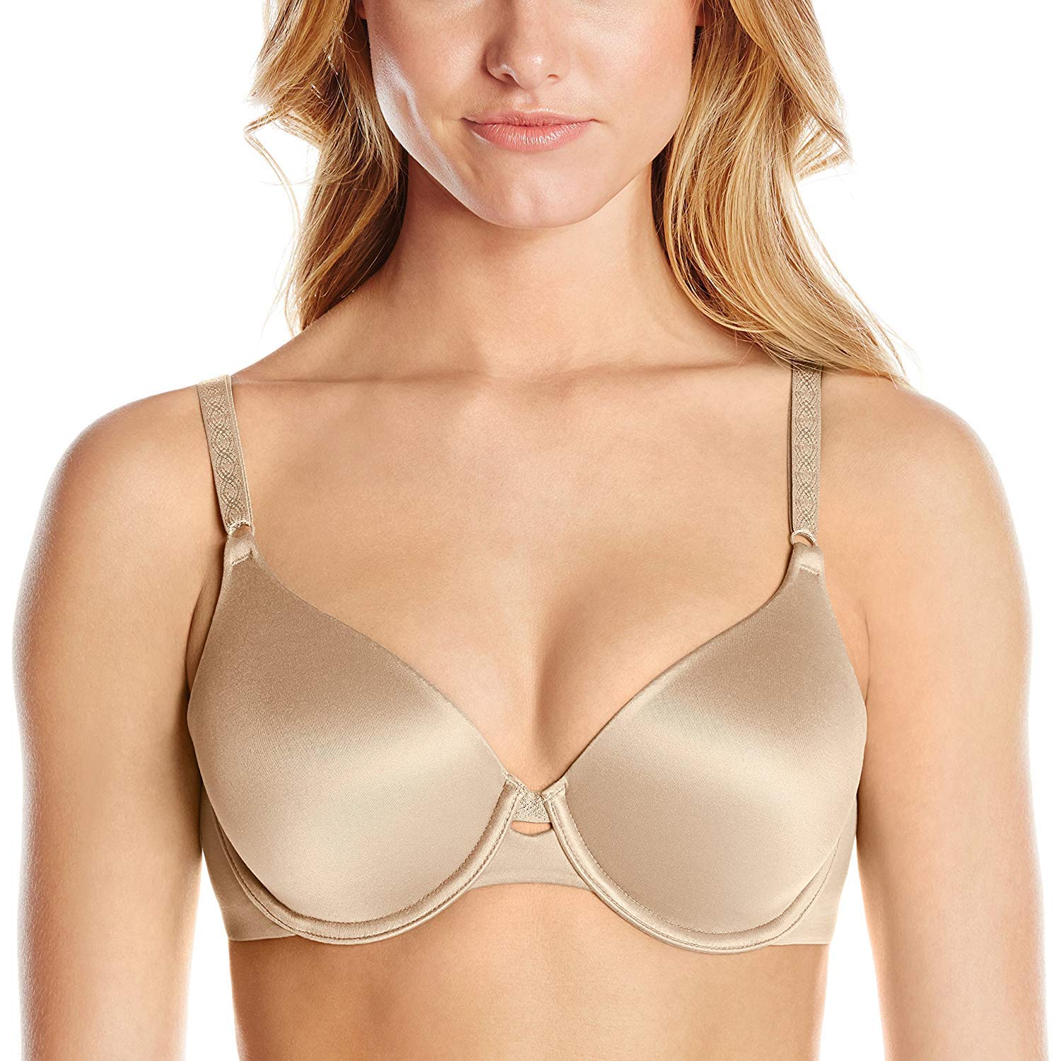 Warners Womens Cloud 9 Super Soft Underwire Lightly Lined T-Shirt Bra RB1691A, Toasted Almond, 38DD