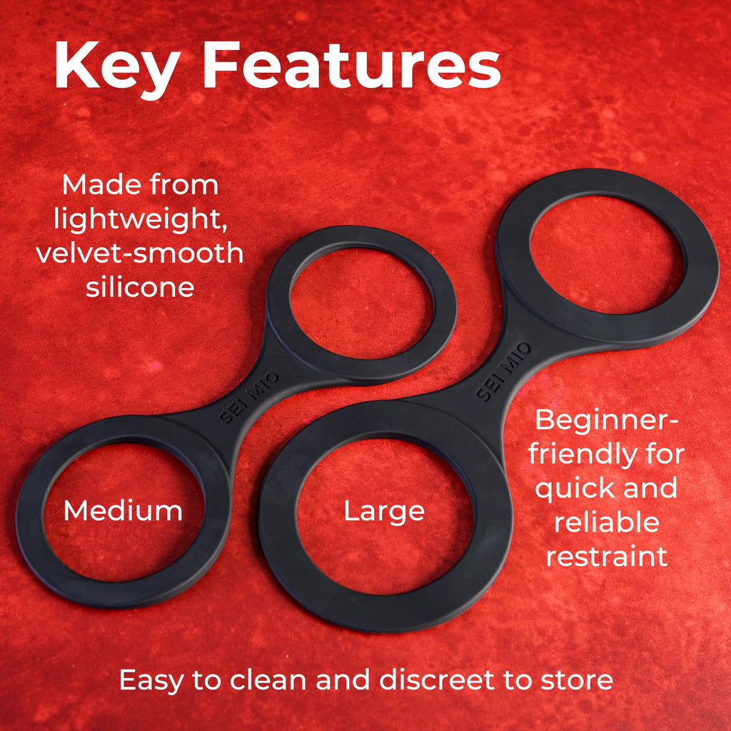 Sei Mio Handi-Cuffs Large Silicone Cuffs