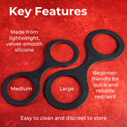 Sei Mio Handi-Cuffs Large Silicone Cuffs