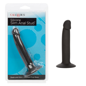 Silicone Slim Anal Stud - Black