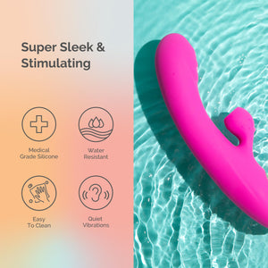 Ava Suction Lolli Dual-Function Vibrator - Sex Toys for All | G Spot Vibrator Personal Massager | Adult Toys for Couples Sex Toy