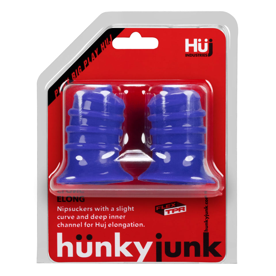 Blue Ox Designs Oxballs 70515: Hunkyjunk Elong Nipsuckers, Cobalt