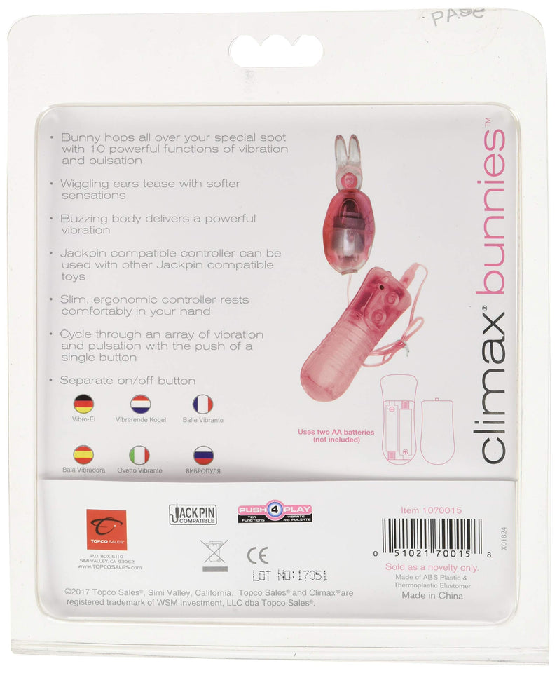 Climax Bunnies Pink Bunny Bullet