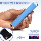 Prisms Vibra Glass 10X Smooth Glass Bullet-Blue