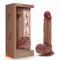 Renaissance Raphael 9.5 In Sliding Foreskin Dildo Tan