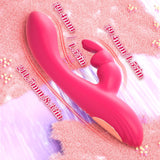 G Spot Vibrator Sex Toys - 2 in 1 Rabbit Vibrators Female Sex Toy for Clitoral G Spot Stimulator, Waterproof Nipple Clitoral Ana