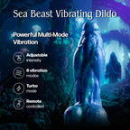 Tentra Marinus Sea Beast Vibr Dildo Blue