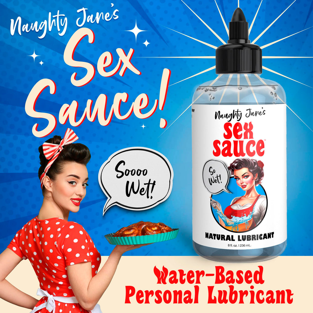 Naughty Janes Sex Sauce Natural Lubricant 8Oz